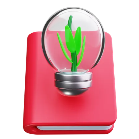 Libro ecológico  3D Icon