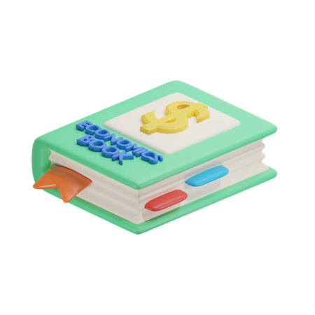 Libro económico  3D Icon