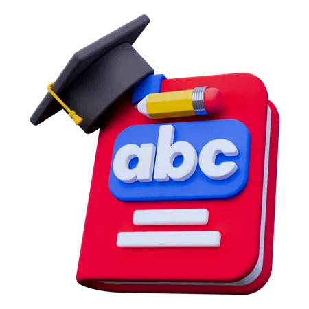 Libro educativo  3D Icon