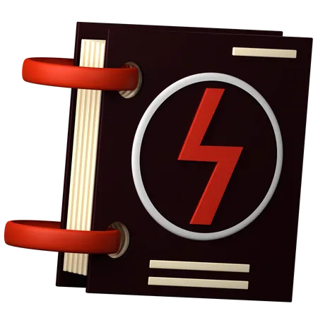 Libro electrico  3D Icon