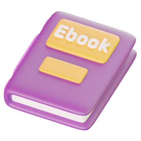 Libro electronico  3D Icon