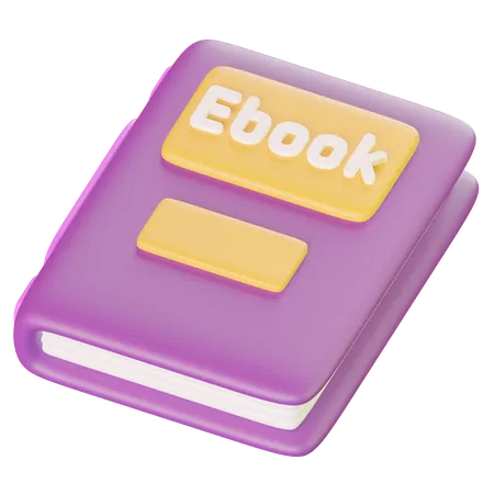 Libro electronico  3D Icon