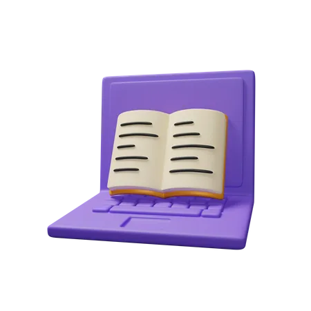 Libro electronico  3D Icon