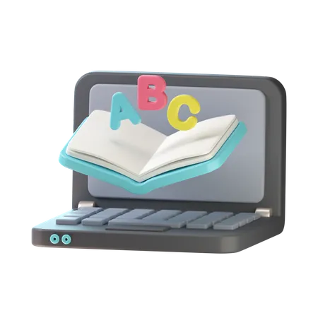 Libro de ingles en linea  3D Icon