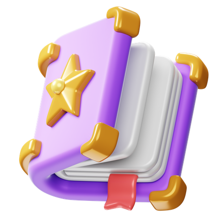 Libro encantado  3D Icon