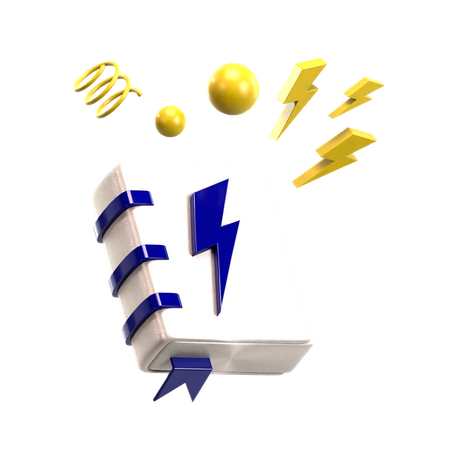 Libro de energía  3D Icon