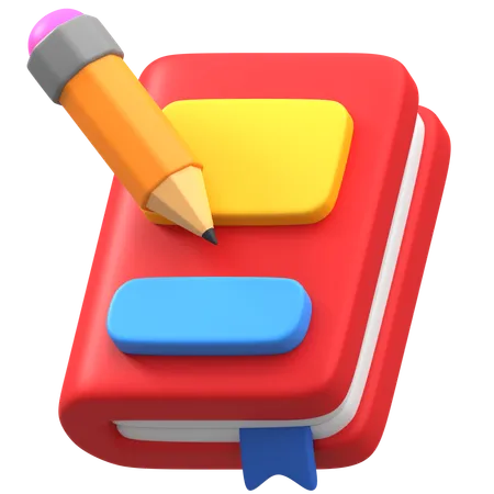 Libro escolar  3D Icon