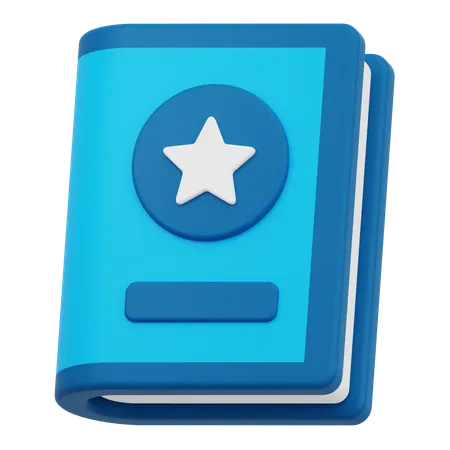 Libro favorito  3D Icon