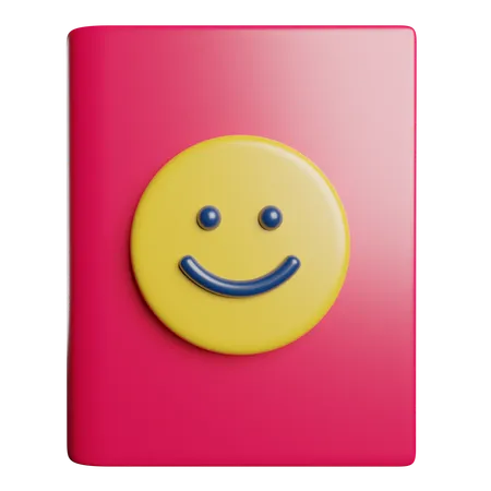 Libro feliz  3D Icon