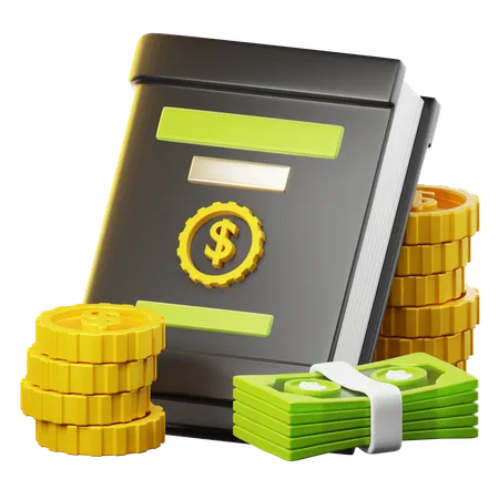 Libro financiero  3D Icon