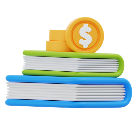 Libro financiero  3D Icon