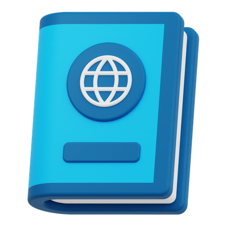 Libro global  3D Icon