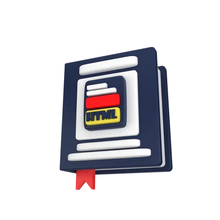 Libro html  3D Icon