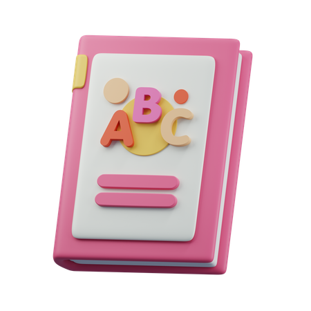 Libro de inglés  3D Icon