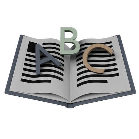 Libro de inglés  3D Icon