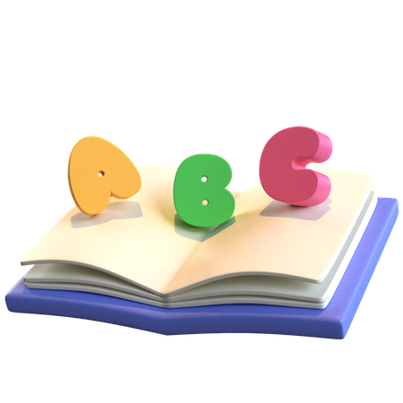 Libro de inglés  3D Icon