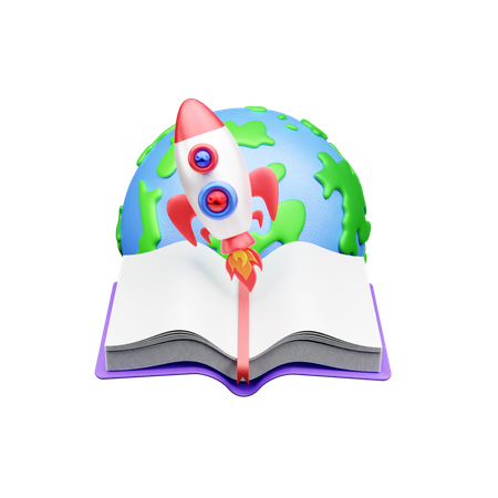 Inicio del libro  3D Icon