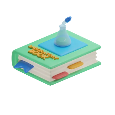 Libro de laboratorio  3D Icon