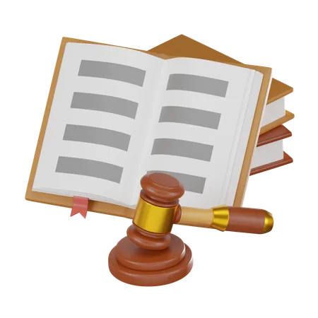 Libro legal  3D Icon