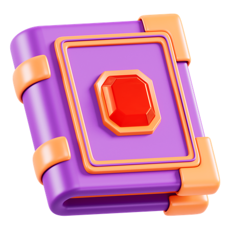 Libro magico  3D Icon