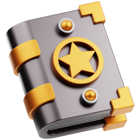 Libro magico  3D Icon