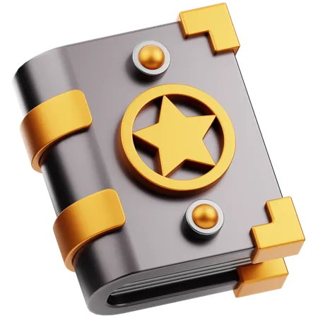 Libro magico  3D Icon