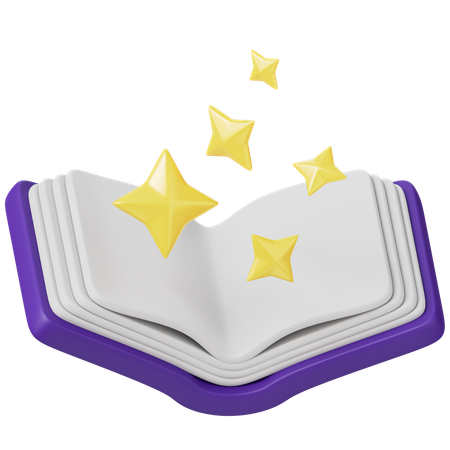 Libro magico  3D Icon