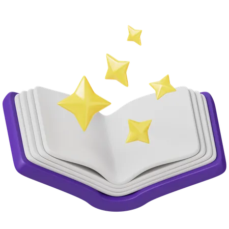 Libro magico  3D Icon