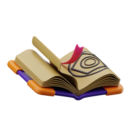 Libro magico  3D Icon