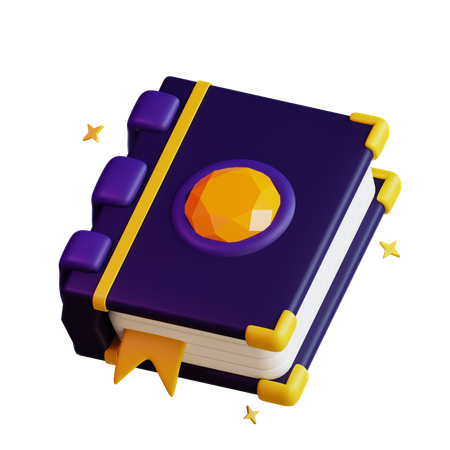 Libro magico  3D Icon