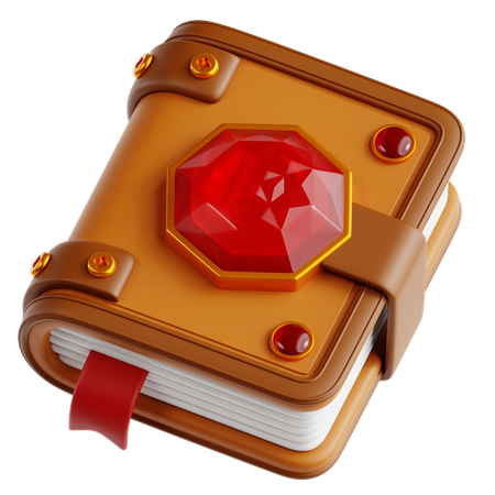 Libro magico  3D Icon