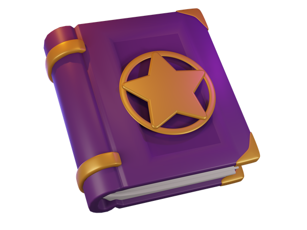 Libro magico  3D Icon