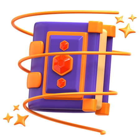 Libro magico  3D Icon