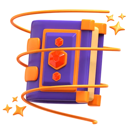 Libro magico  3D Icon