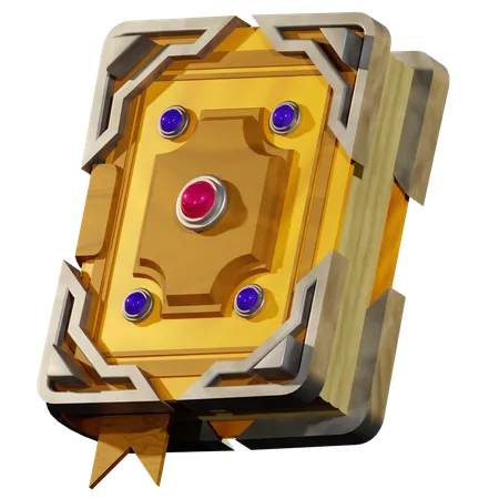 Libro mago  3D Icon