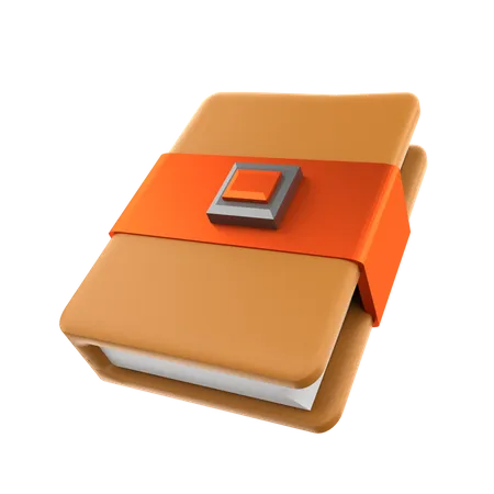 Libro mago  3D Icon