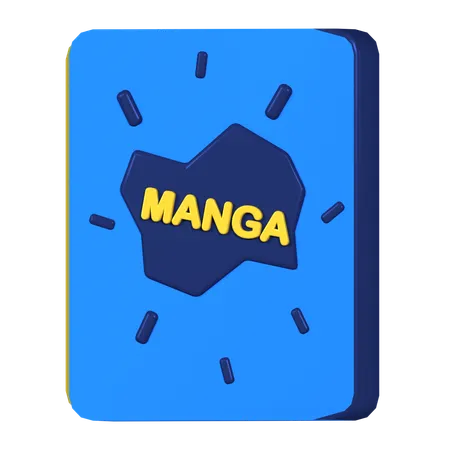 Libro manga  3D Icon