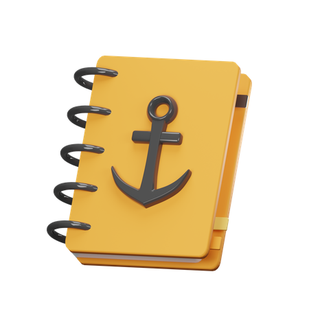 Libro marítimo  3D Icon