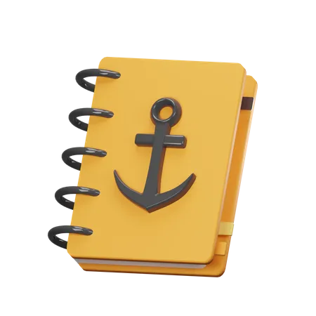 Libro marítimo  3D Icon