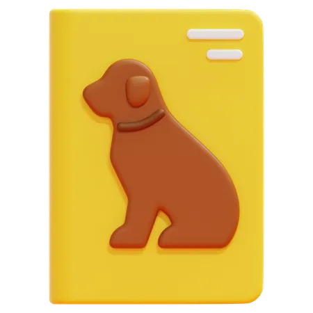 Libro de mascotas  3D Icon