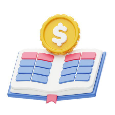 Libro mayor  3D Icon