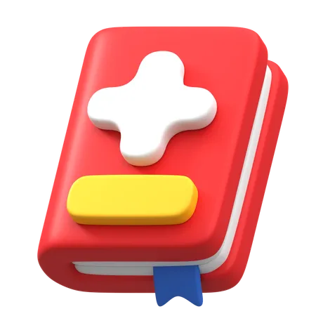 Libro medico  3D Icon