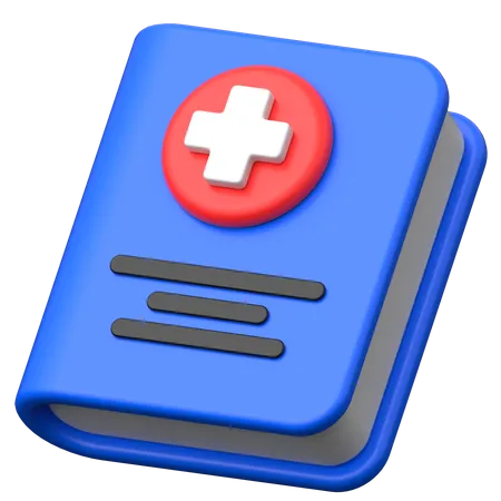 Libro medico  3D Icon