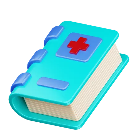 Libro medico  3D Icon