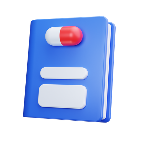 Libro medico  3D Icon