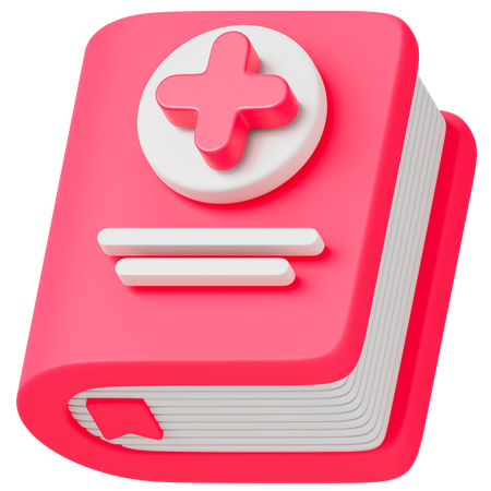 Libro medico  3D Icon