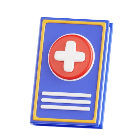 Libro medico  3D Icon