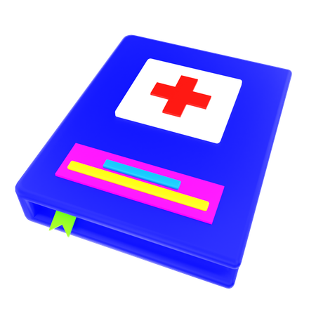 Libro medico  3D Icon