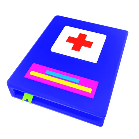 Libro medico  3D Icon