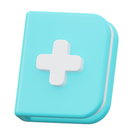 Libro medico  3D Icon